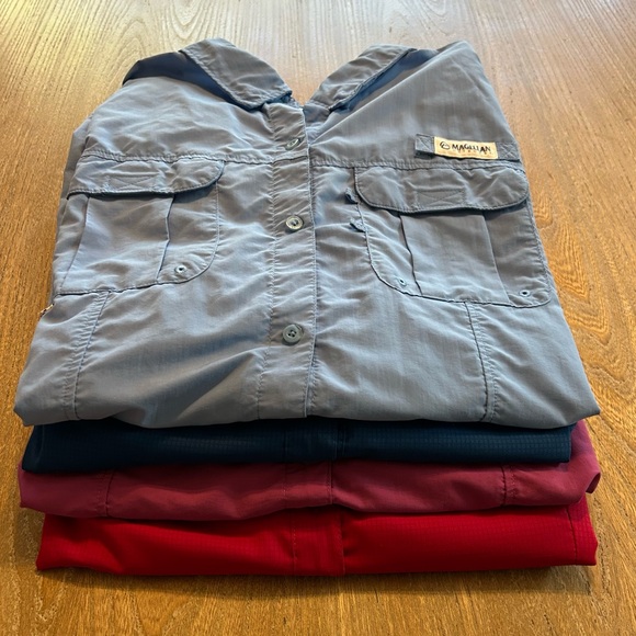 Magellan Outdoors Tops - 4 Women’s Magellan Long Sleeve Shirts. Size 2XL